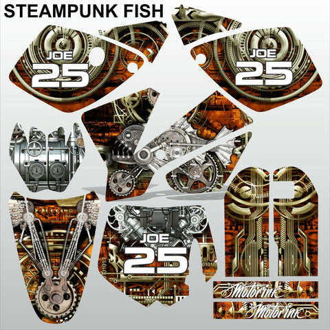 KTM SX 65 2002-2008 STEAMPUNK FISH motocross racing decals stripe MX graphics