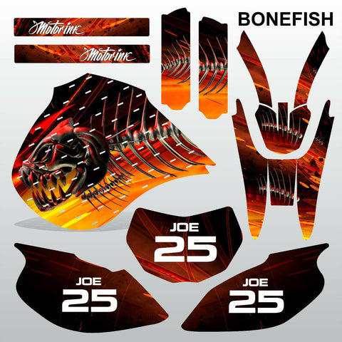 Yamaha TTR600 1997-2005 BONEFISH motocross racing decals set MX graphics