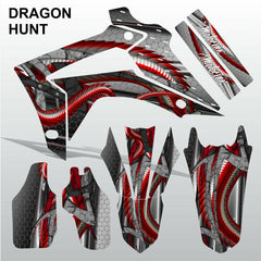 Honda CRF450 2013-2014 CRF250 2014 DRAGON HUNT motocross decals MX graphics
