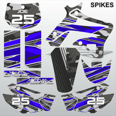 TM MX 125 250 300 450 2008-2014 SPIKES motocross decals set MX graphics kit
