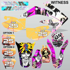 Honda CRF 250X 2004-2012 WITNESS motocross racing decals set MX graphics kit