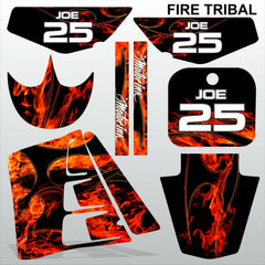 COBRA KING 50 2002-2005 FIRE TRIBAL motocross racing decals set MX graphics kit