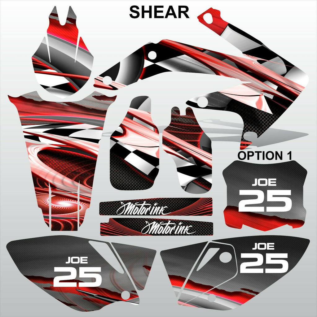 Honda CRF 450X 2005-2016 SHEAR racing motocross decals set MX graphics kit