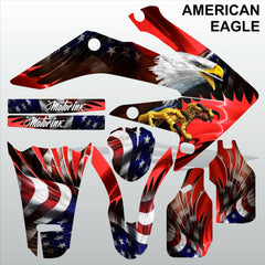 Honda CRF 250X 2004-2012 AMERICAN EAGLE racing motocross decals set MX graphics