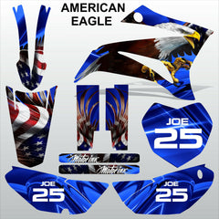 Yamaha TTR 125 2008-2019 AMERICAN EAGLE motocross racing decals set MX graphics