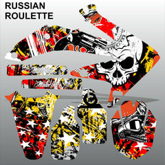 Honda CRF 450 2005-2007 RUSSIAN ROULETTE race motocross decals set MX graphics