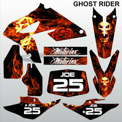 BMW G450X GHOST RIDER motocross racing decals set MX graphics stripes kit