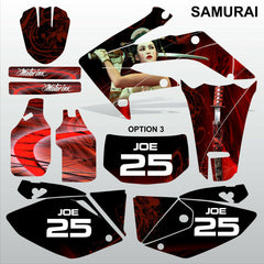 Honda CRF 250X 2004-2012 SAMURAI racing motocross decals set MX graphics kit