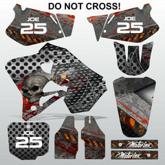 Honda CR125 CR250 95-97 DO NOT CROSS motocross decals set MX graphics kit