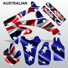 Honda CRF 450 2009-2012 AUSTRALIAN motocross decals set MX graphics kit