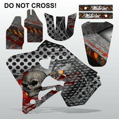 Honda CR125 CR250 95-97 DO NOT CROSS motocross decals set MX graphics kit