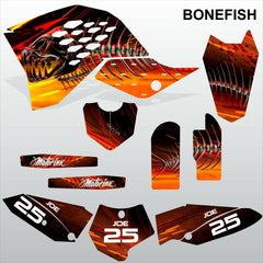 KTM SX 65 2009-2012 BONEFISH motocross racing decals stripe set MX graphics kit
