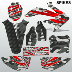 Honda CRF 450 2008 SPIKES motocross racing decals set MX graphics stripes kit