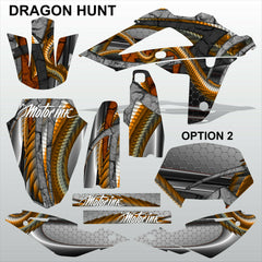 HUSQVARNA 250 450 510 2008-2010 DRAGON HUNT motocross decals MX graphics kit