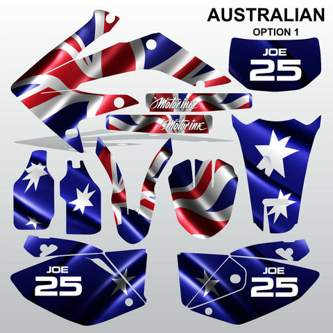 Honda CRF 250X 2004-2012 AUSTRALIAN motocross decals set MX graphics kit