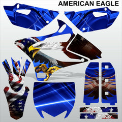 Yamaha YZ 85 2015 AMERICAN EAGLE motocross racing decals set MX graphics kit