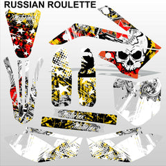 ТМ RACING 85 2013-2021 RUSSIAN ROULETTE motocross racing decals set MX graphics