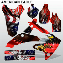Honda CRF 450 2009-2012 AMERICAN EAGLE racing motocross decals set MX graphics