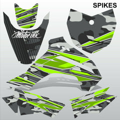 Kawasaki KLX 140 2015 SPIKES motocross racing decals set MX graphics stripes kit
