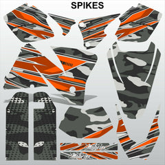 KTM EXC 2001-2002 SPIKES motocross racing decals set MX graphics stripes kit