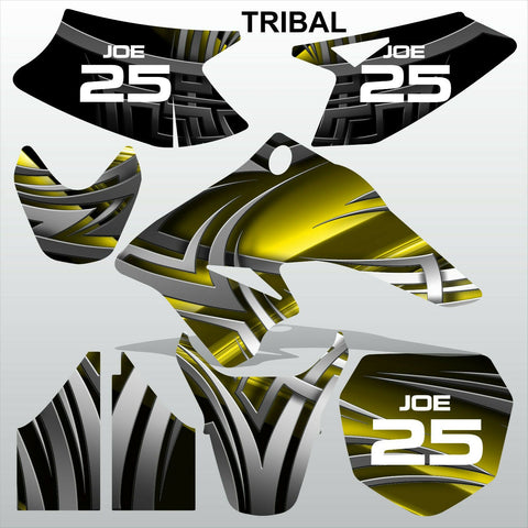 SUZUKI DRZ 70 TRIBAL motocross racing decals stripe set MX graphics kit