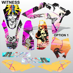 HUSQVARNA CR WR 125 2009-2013 WITNESS motocross racing decals set MX graphics
