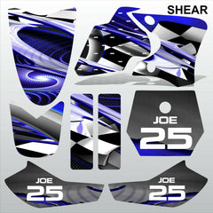 Yamaha TTR 90 1999-2007 SHEAR motocross racing decals set MX graphics  kit